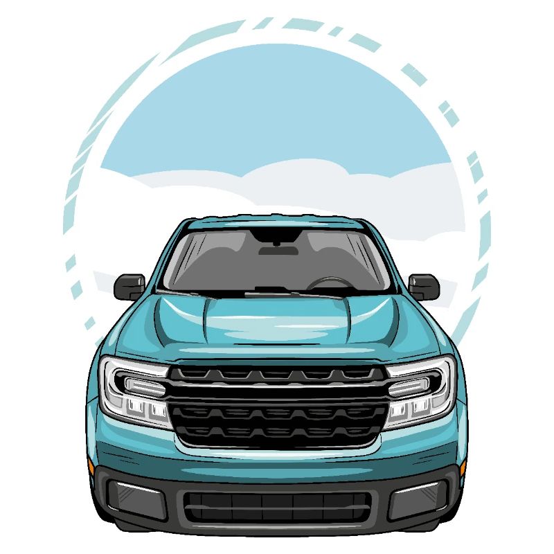 Pickup front view