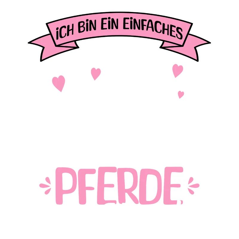 Einfaches Mädchen Pferde