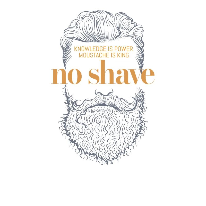 Pas de rasage de barbe Conception graphique Pas de rasage Barbe Graphique