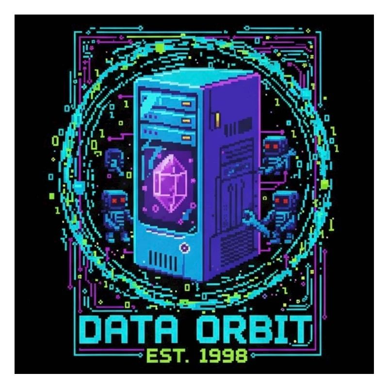 Data Orbit Neon Computer