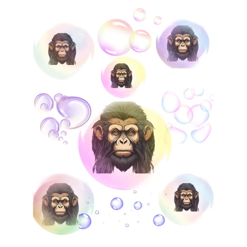 Soap Bubbles Monkey