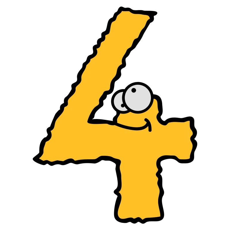 Lustiges 4 Vier Comic Monster