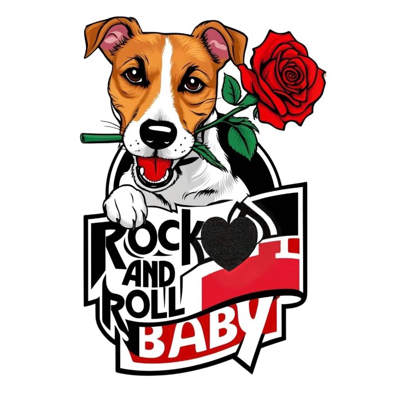 Jack Russel Hund - Rock on