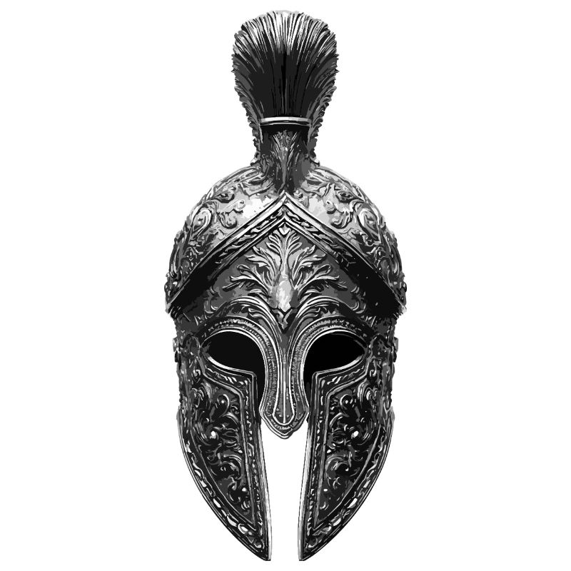 Spartan Helmet Warrior Gladiator