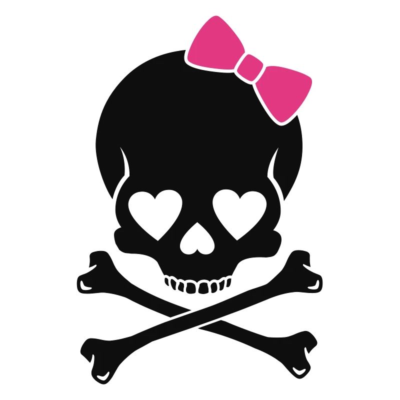 Mädchen Totenkopf