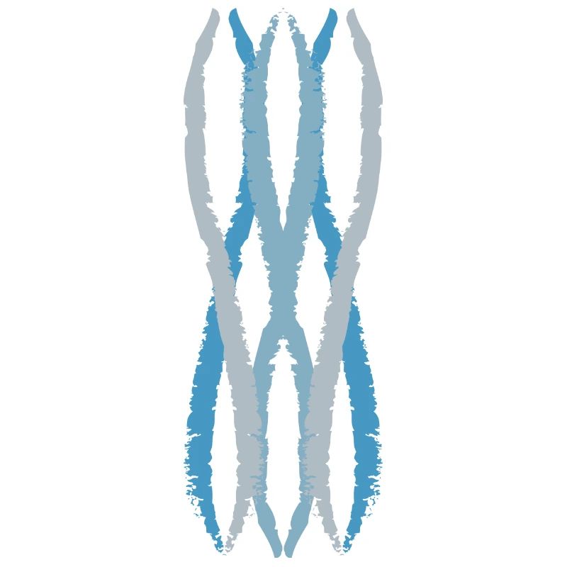 wave Art | blue-grey