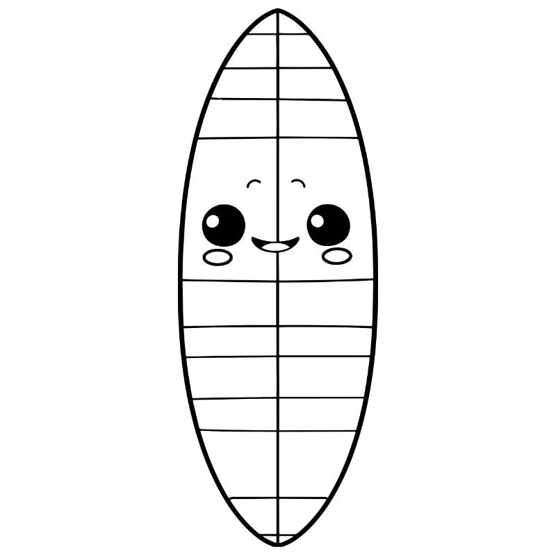 Surfbrett Comic Look