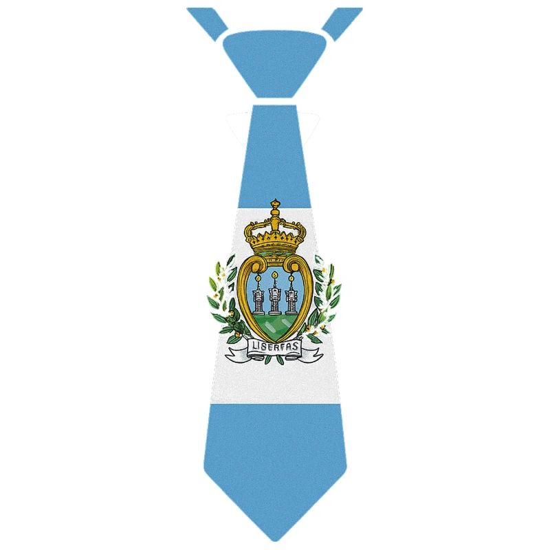 Cravate de Saint-Marin – Conception du drapeau