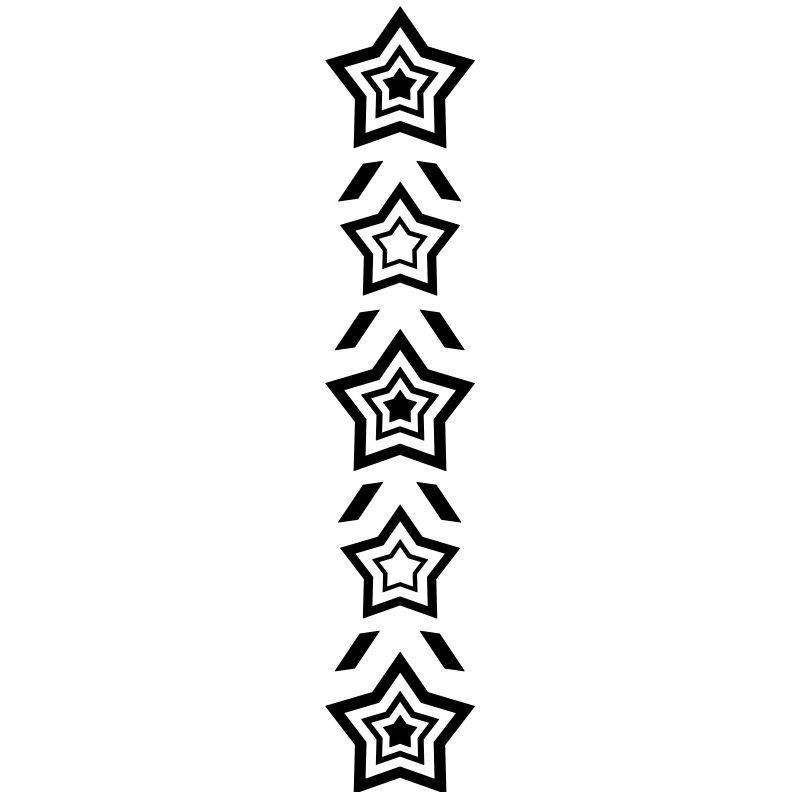 Rangée d’étoiles
