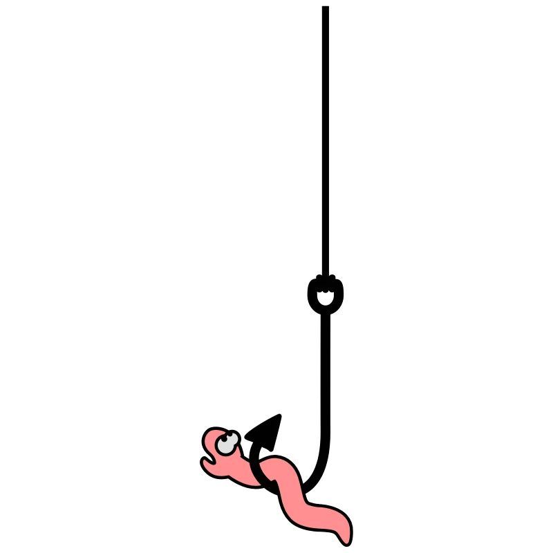 Worm On The Hook