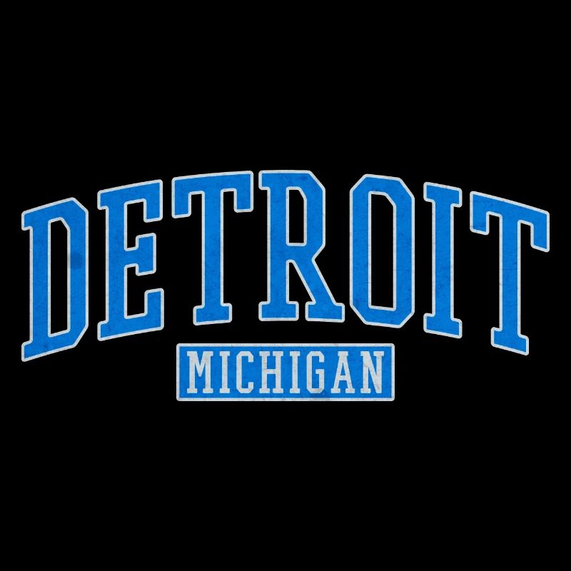 Detroit Michigan Varsity Emblem