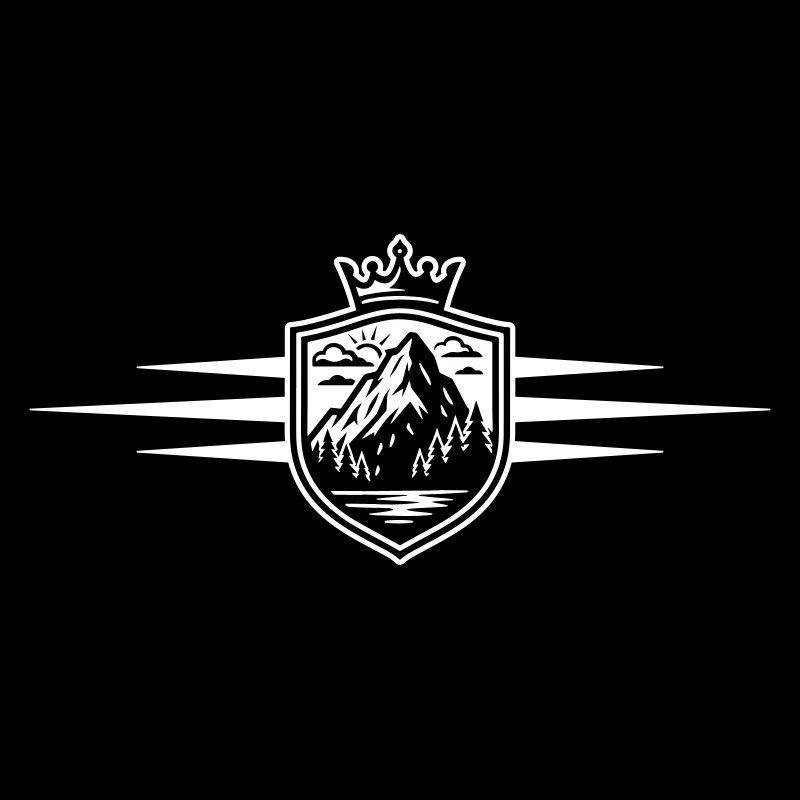 Berge Wappen Alpen