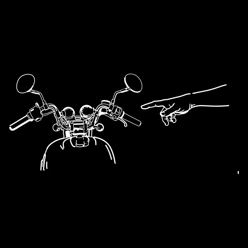 Motorcycle Handlebar Index Finger God