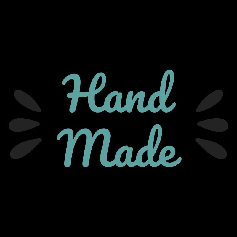 Hand Made Script Style Minimalist Craft Shirt