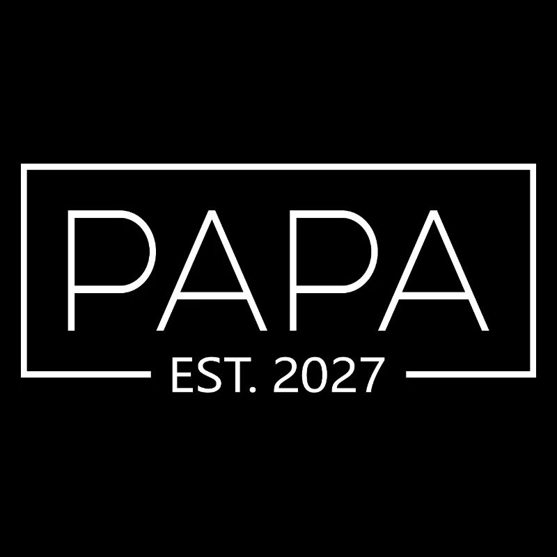 Papa est. 2027 Werdender Papa 2027