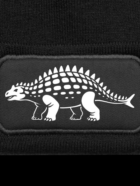 Stegosaurus Silhouette Dino Muster