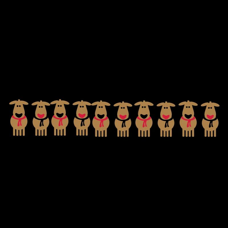 Weihnachten Rentiere Crew