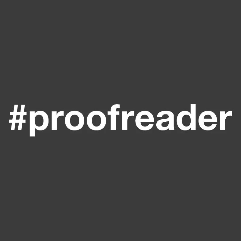Proofreader Hashtag