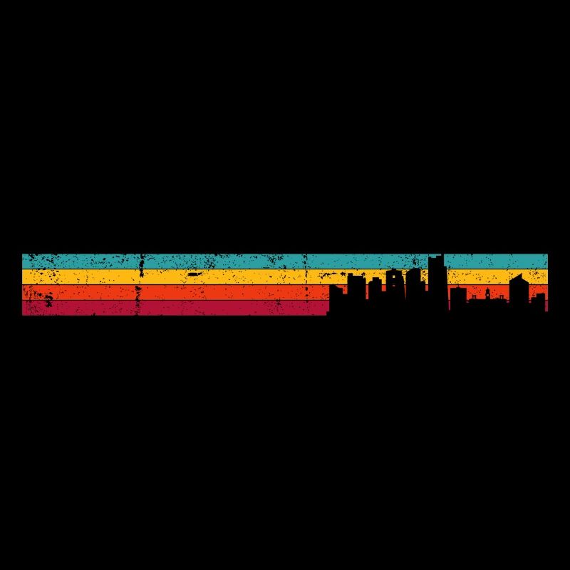 Sunset Skyline Streifen