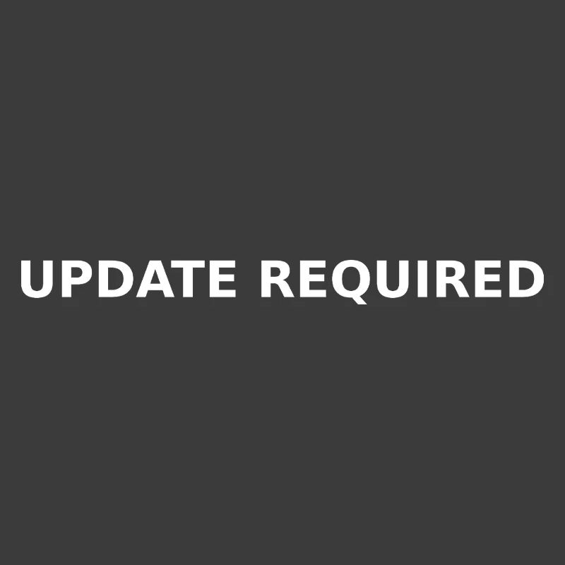 UPDATE REQUIRED