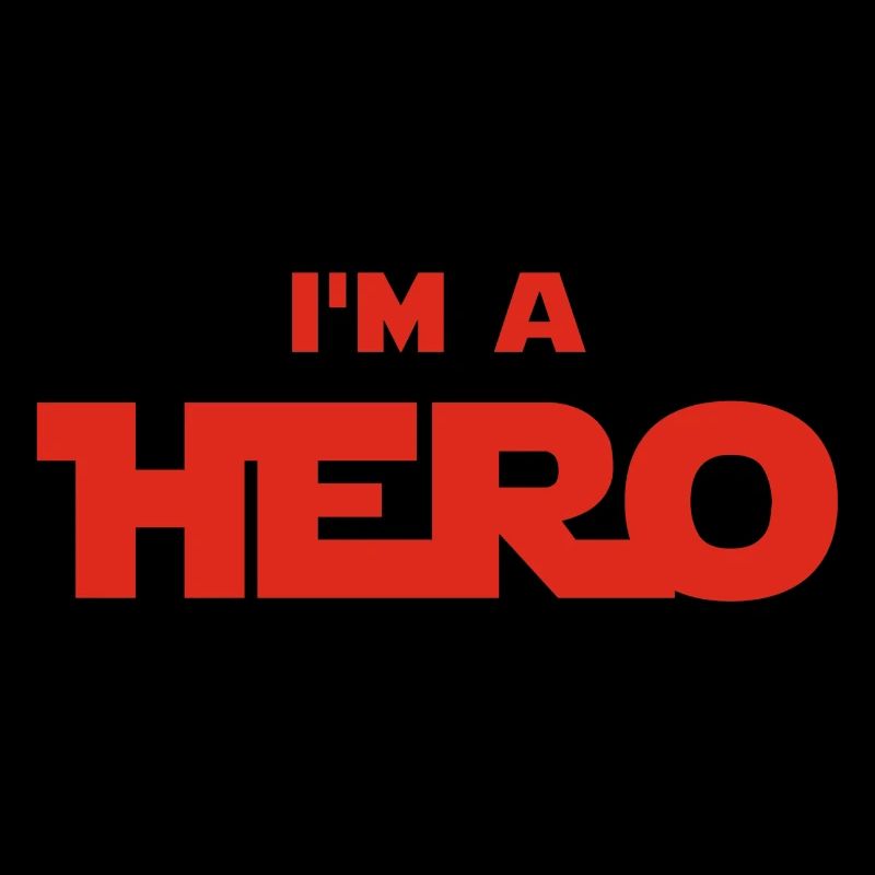 I am a hero (red)