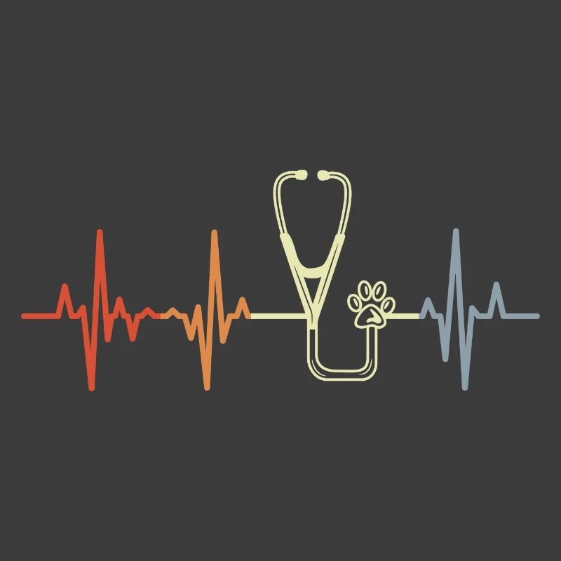 Vintage Stethoscope Pulse Rate