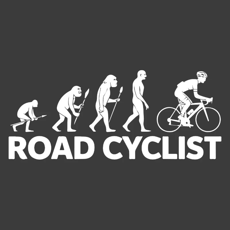 Road Cyclist - Evolution mit Humor
