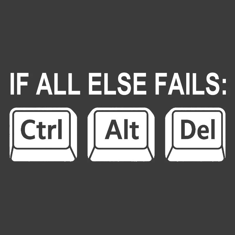 Programmer Shortcut Geek IT Support Computer