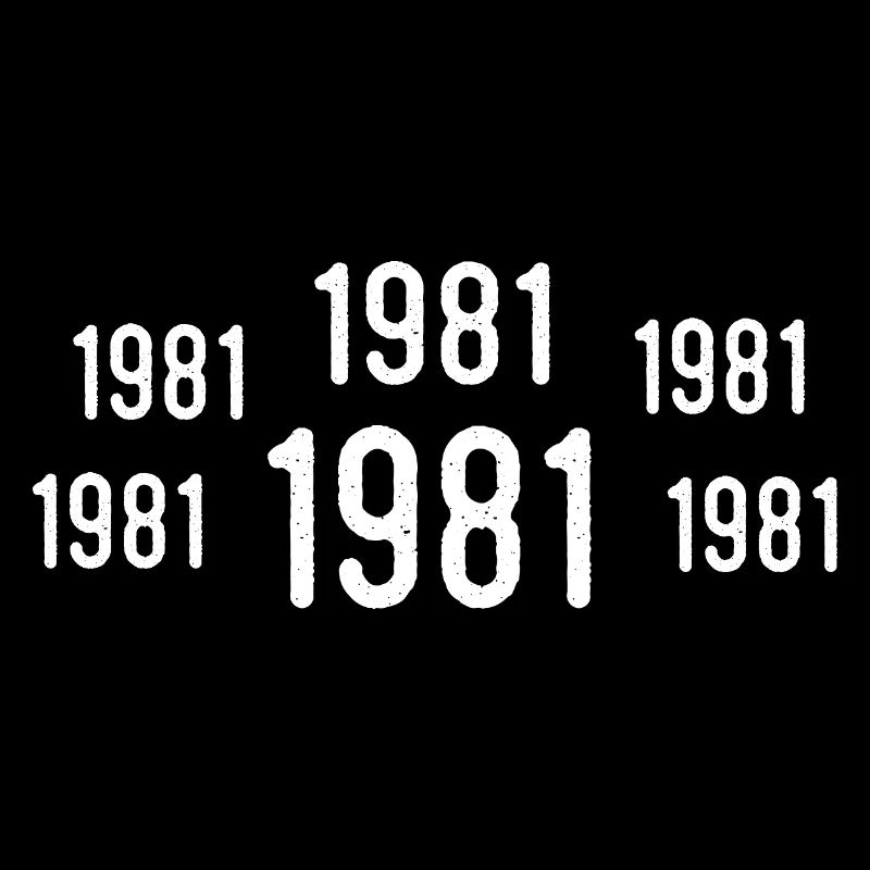 Retro 1981 Birthday 1981 Vintage Gift 1981