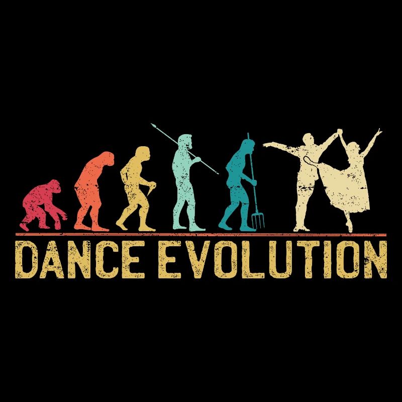 Dance Evolution Silhouette Design