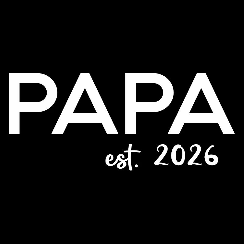 Dad 2026 Dad since 2026 Retro Dad 2026