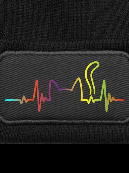 Rainbow Heartbeat Dog