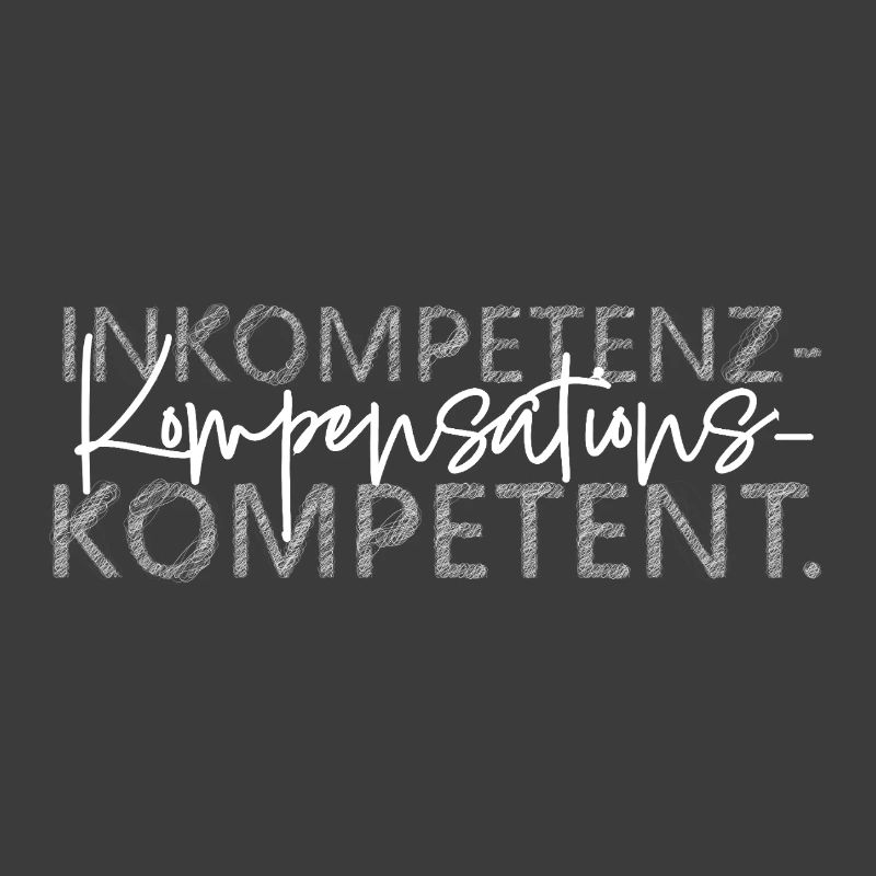 Inkompetenz Kompensations Kompetent lustiger Spruc