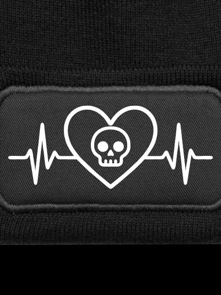 Skull Skull Halloween Heart