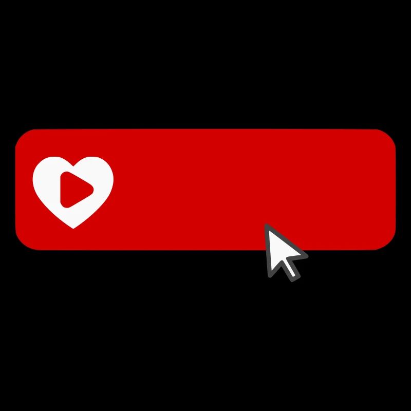 Cool YouTube Inspired Subscribe Flat Icon