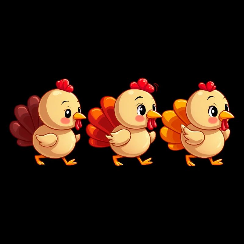 Bébé dinde de Thanksgiving