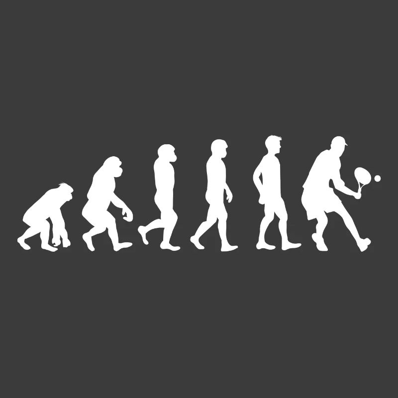 Squash Shirt Geschenk Squash Spieler Evolution