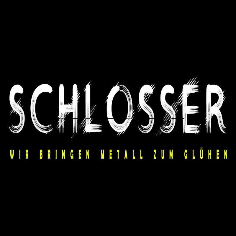 Schlosser Handwerker Design