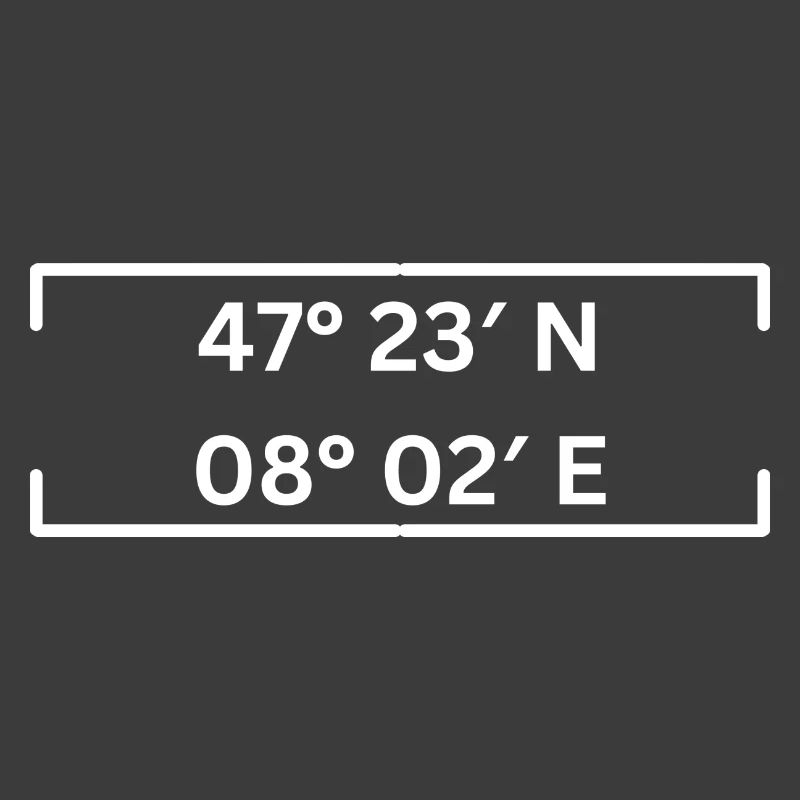 Coordinates Aarau Minimalist