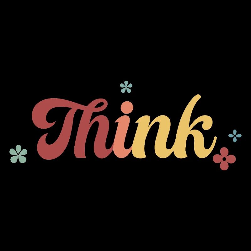 Think Floral Retro Gradient