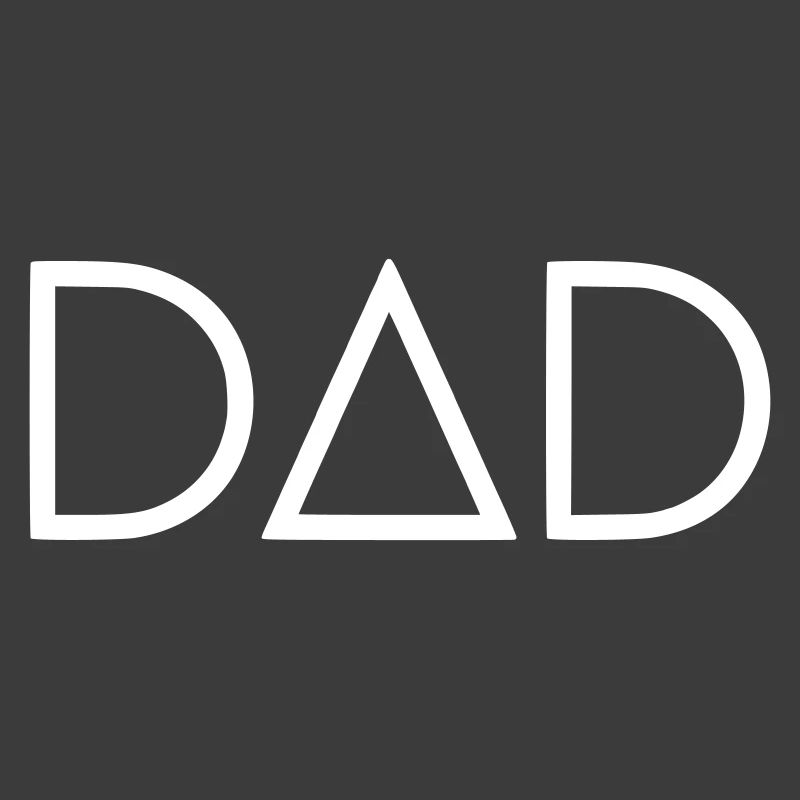 Dad Triangle Monogram