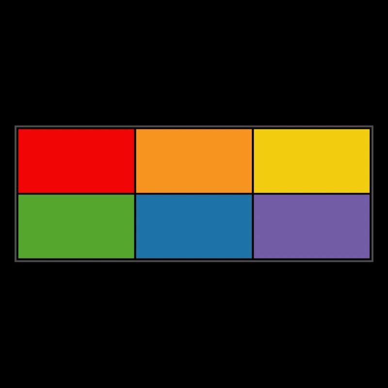 LGBT_Regenbogen_Farbblock grid