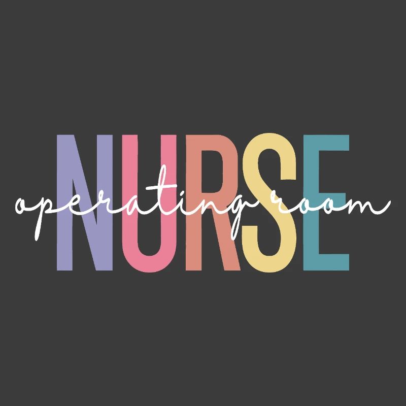Nurse OR Gradient Letter Design