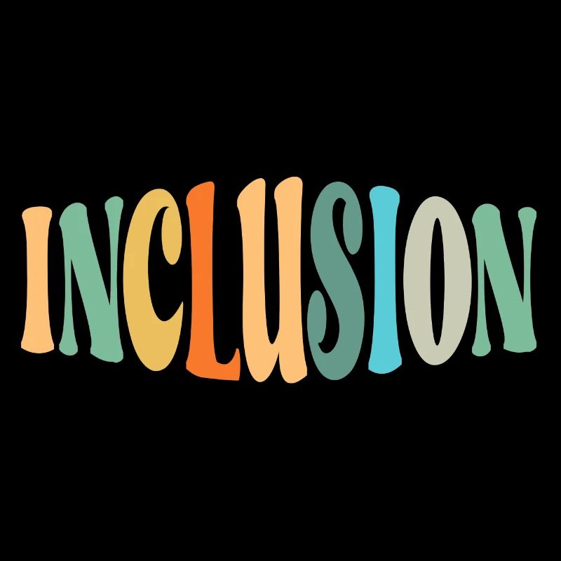 INCLUSION LETTERING - DIVERSITY - EQUALITY