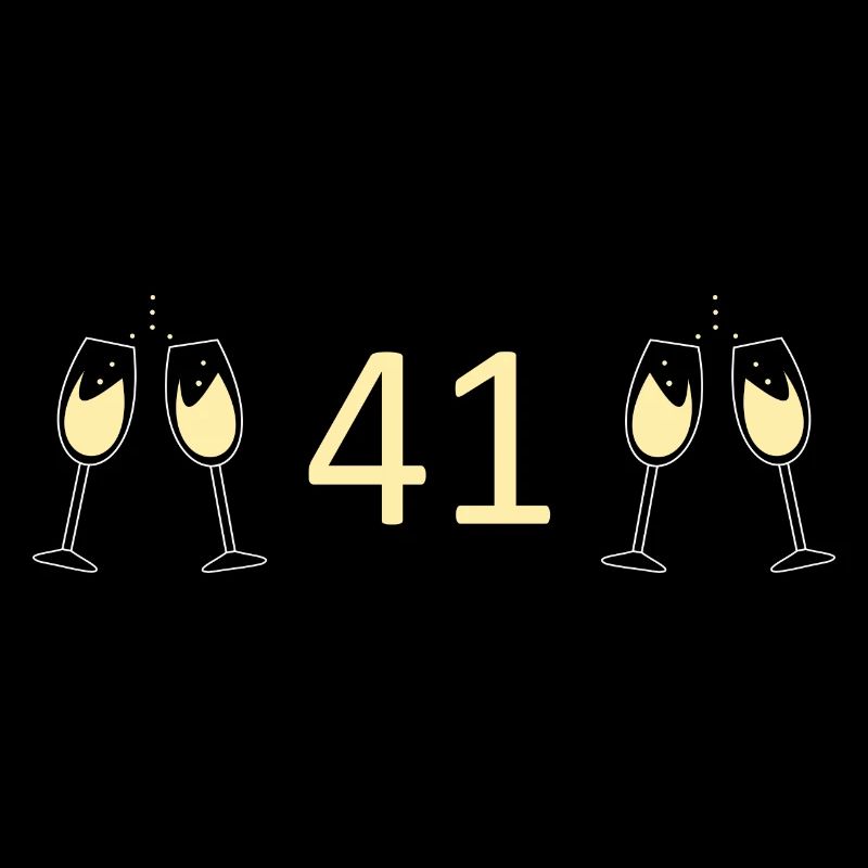 41e anniversaire 41 ans 41 ans 41 ans numéro 41