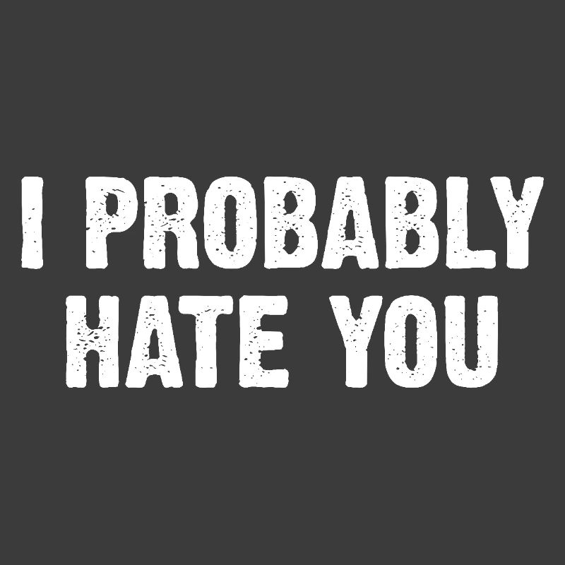 I Probably Hate You