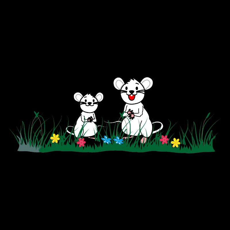 Petite souris dans l’herbe