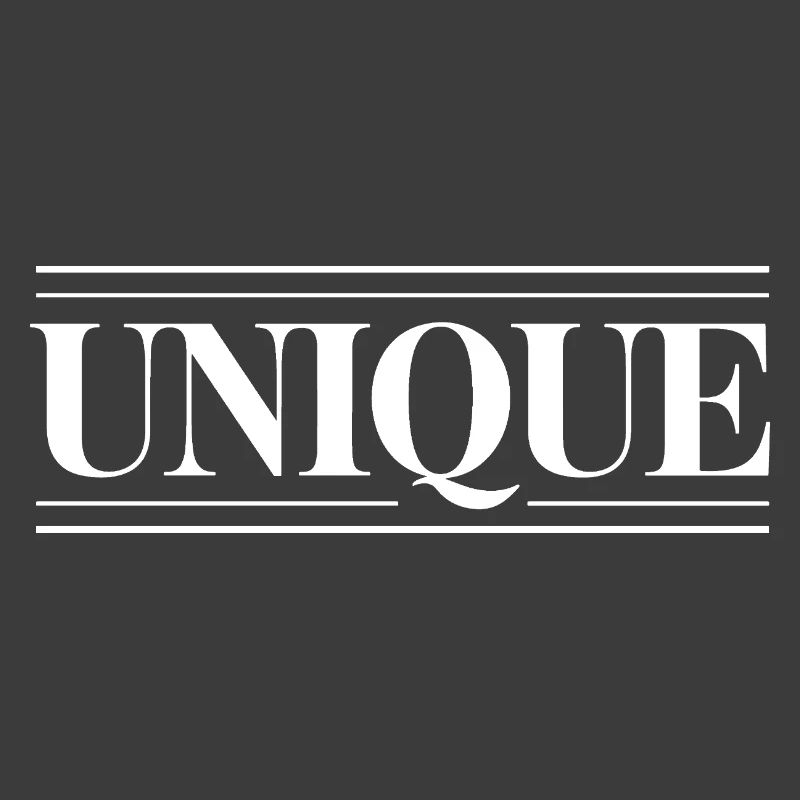 Unique Einzigartig Unikat Selbstwert Einzig Artig