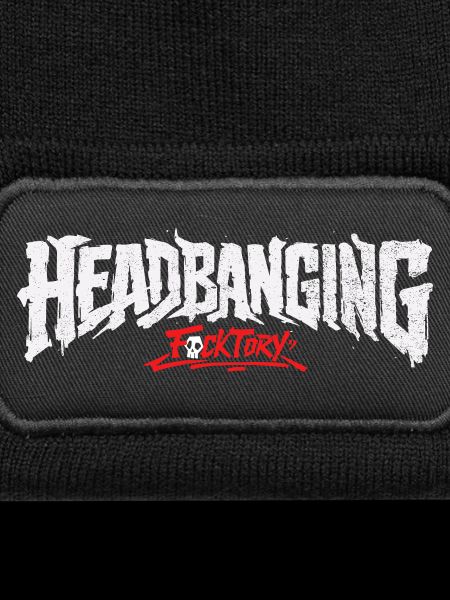 Headbanging logo white