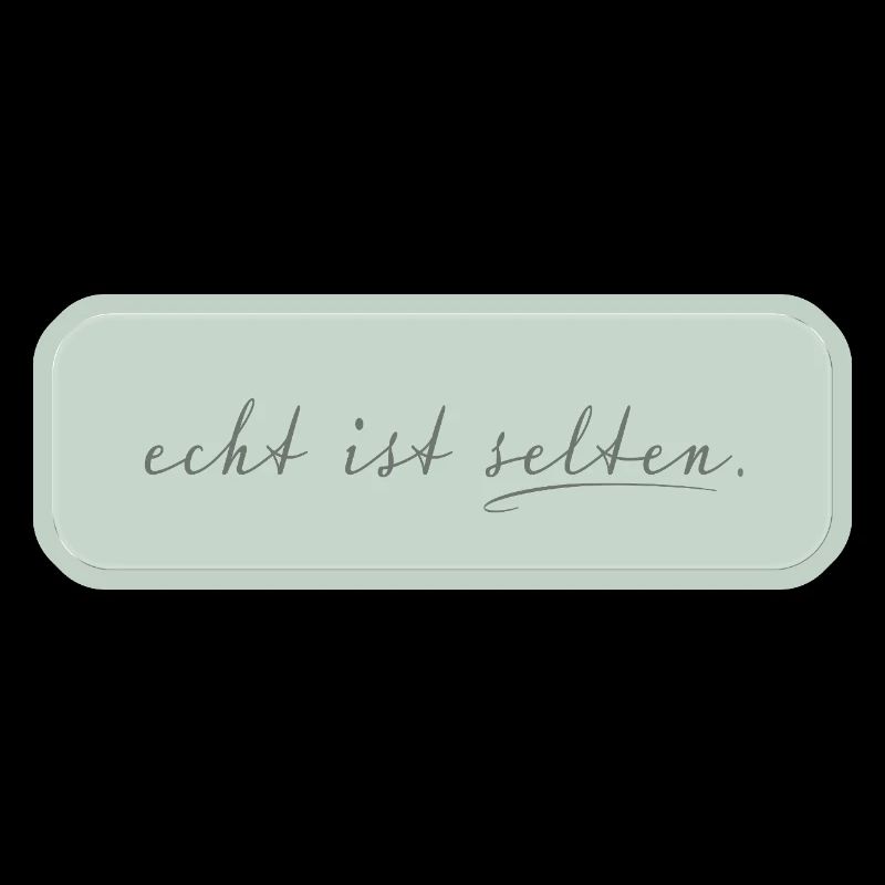 Le réel est rare – Typographie minimaliste